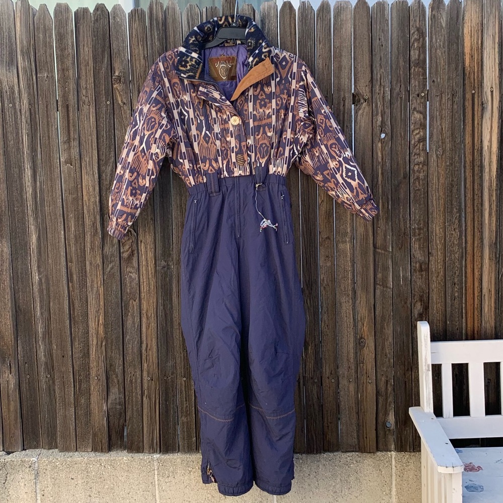 Vintage Sunice 80s Retro Womens Ski Suit Size 6